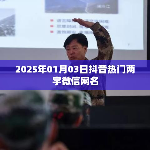 抖音热门两字微信网名精选（2025年）