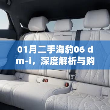 深度解析二手海豹06 dm-i，购车指南全攻略