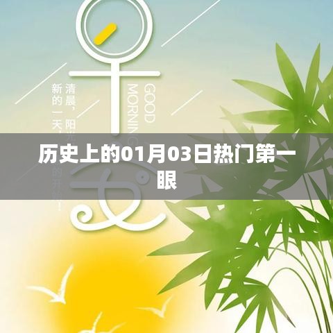 历史上的大事件，一月三日的瞩目瞬间