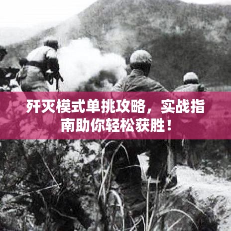歼灭模式单挑攻略，实战指南助你轻松获胜！