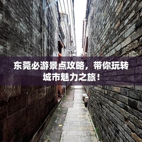 东莞必游景点攻略，带你玩转城市魅力之旅！