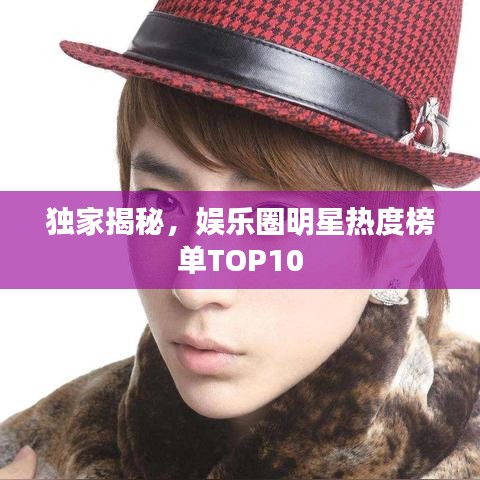独家揭秘，娱乐圈明星热度榜单TOP10